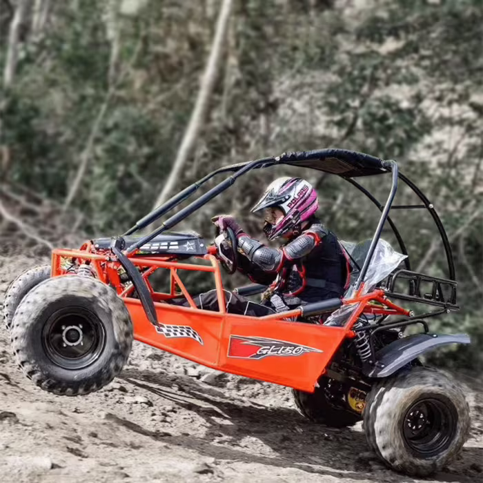 150CC Go Kart | Adjustable-Shock CVT Buggy - Imagen 3