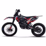 CQR CB250F dirt bike with red graphics