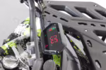 Motorcycle digital speedometer display showing 88 km/h