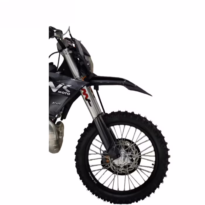 Roda dianteira e suspensão da moto de motocross K1 300 2T