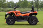 Orange YOKI 450L 4x4 ATV side view