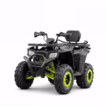 YKF-DDQ I 200cc quad black and green off-road ATV with rugged tires