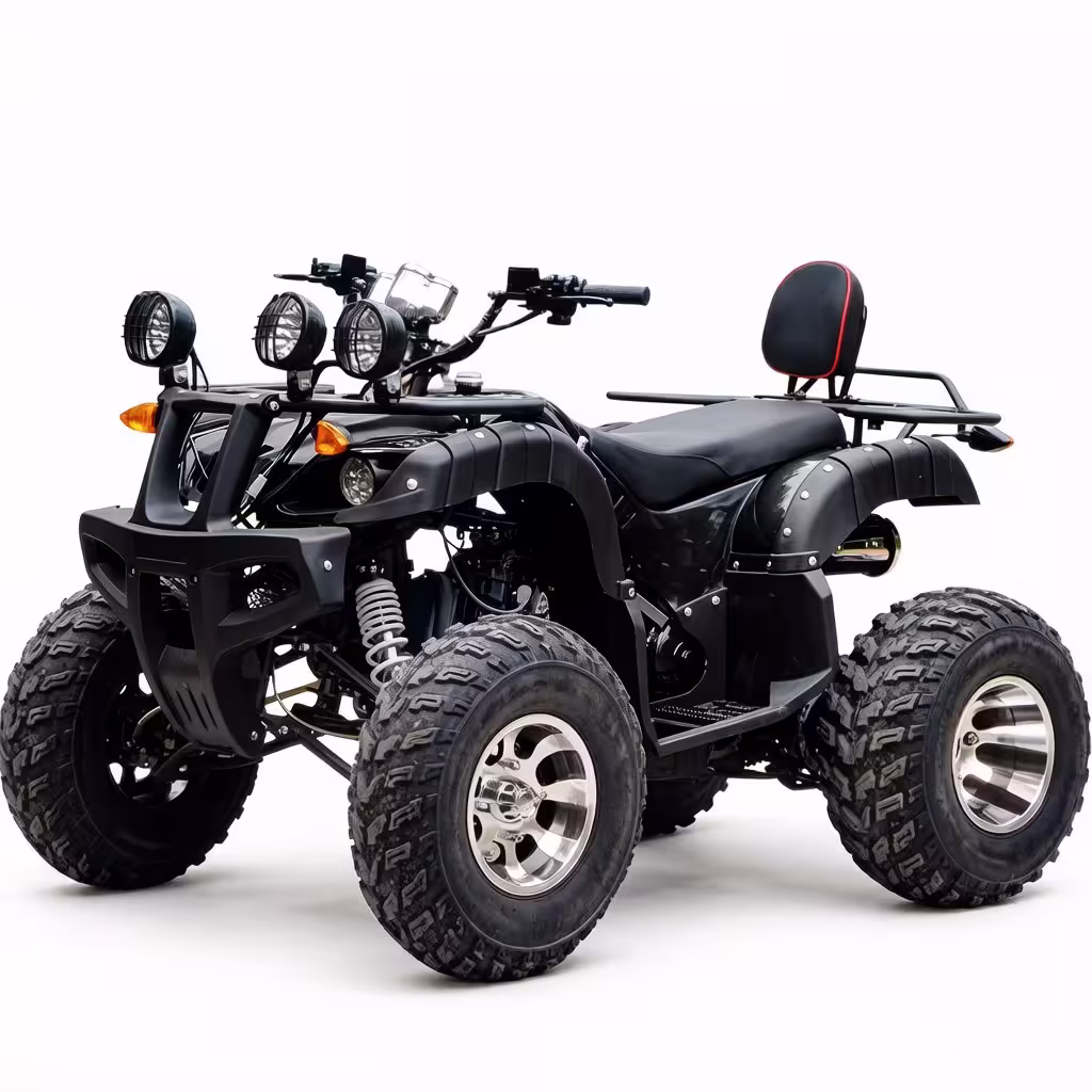 YKF-DGN III cvt atv black balance shaft quad with off-road tires