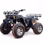 YKF-DGN II shaft drive atv black adult quad with four front lights