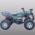 Camouflage electric ATV quad bike side view