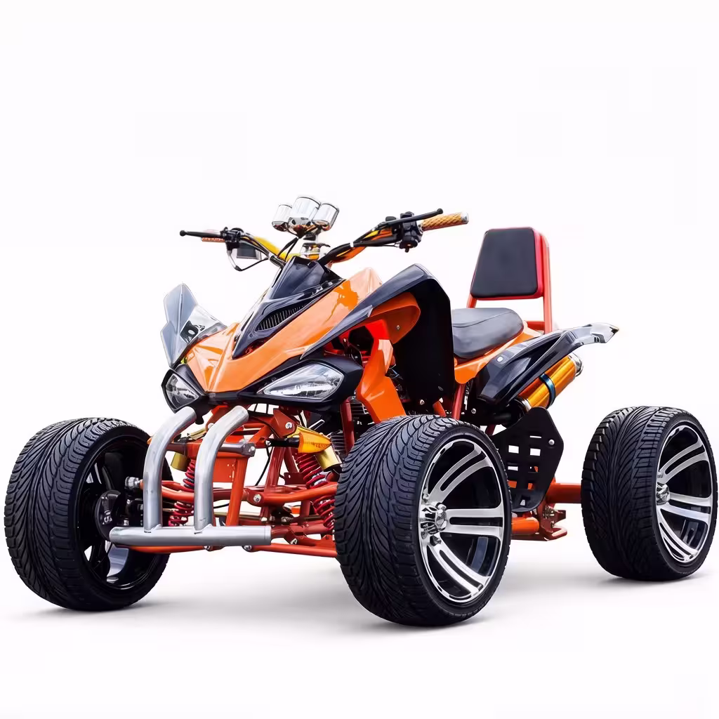 DHX quad bikes for adults orange sport ATV with alloy wheels