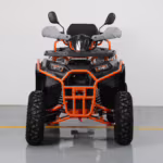 Front view of YKF-DTL III ATV with orange frame