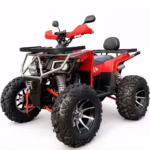 YKF-DZS 300 300cc quad red and black 4x4 utility ATV with large off-road tires