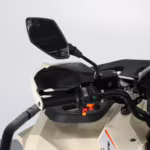 Manubrio de motocicleta con espejo e interruptores de control