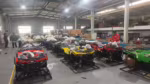 Línea de ensamble de ATV en taller de fábrica