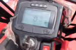 Motorcycle digital dashboard display with speedometer
