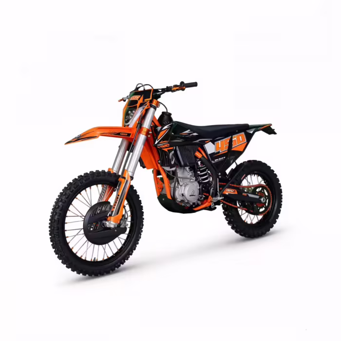 Dirt bike YKF K1 NC450 laranja e preta