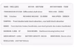 YIKU-LB03 electric vehicle specifications table