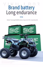 Electric ATV with brand battery long endurance