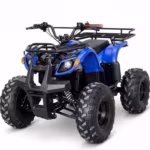 YKF-LB03 48v electric atv blue kids electric quad with front rack and large tires
