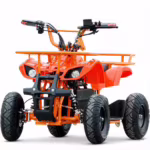 YKF-LLB01 36v electric atv orange lead-acid kids quad bike front view
