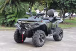 Green Loncin ATV quad bike with large tires