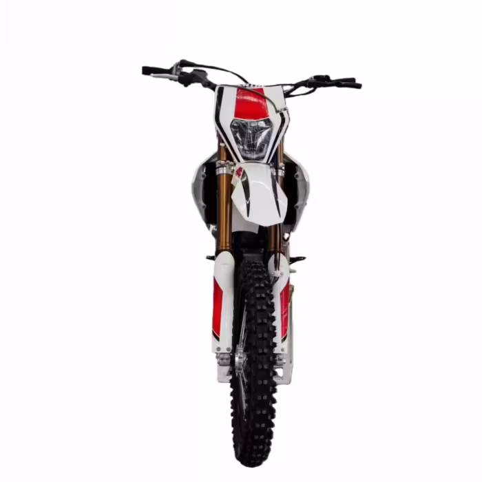 vista frontal da moto de motocross YKF-X NC450S