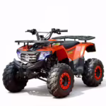 Orange and black 250cc ATV quad bike