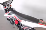 MEGA dirt bike seat and fuel tank view