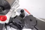 Motorcycle handlebar controls with ignition key