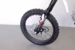 Dirt bike front wheel with disc brake