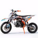 SFMOTOR off-road dirt bike with orange and white graphics