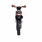 Vista trasera de la moto de cross K1 NB300 EFI