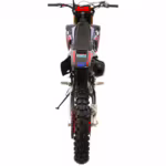 Rear view of YKF-7 dirt bike motorcycle
