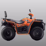 Orange Bashan 300 ATV side view