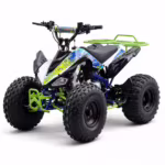 YKF-XHX PRO 125cc atv youth quad with green and blue graphics
