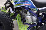 Sanfu ATV engine and frame detail view
