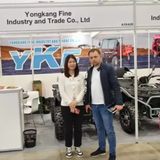 YKF MOTO em uma feira internacional de powersports