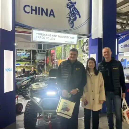 YKF MOTO em uma feira internacional de powersports