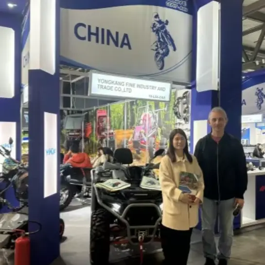 YKF MOTO em uma feira internacional de powersports