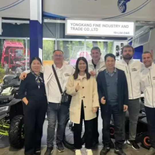 YKF MOTO em uma feira internacional de powersports