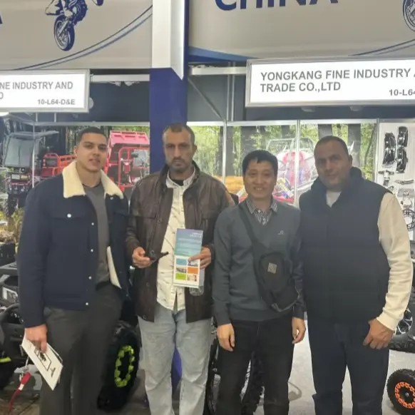 YKF MOTO em uma feira internacional de powersports