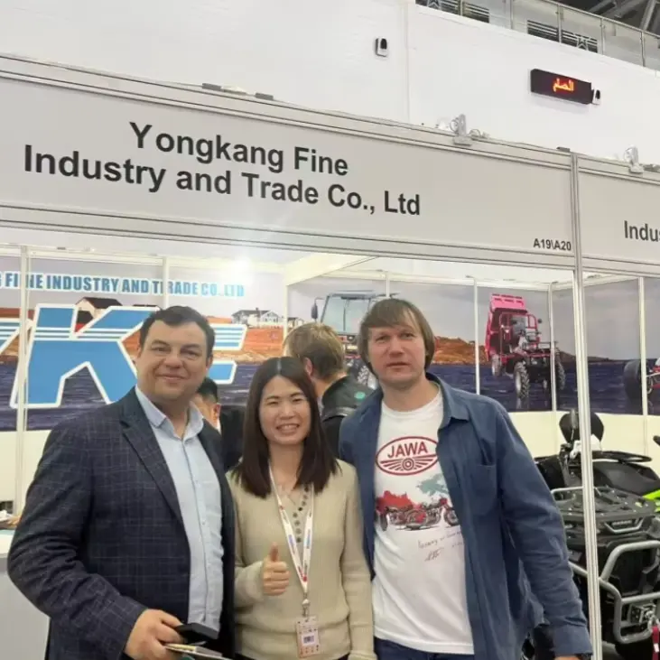 YKF MOTO em uma feira internacional de powersports