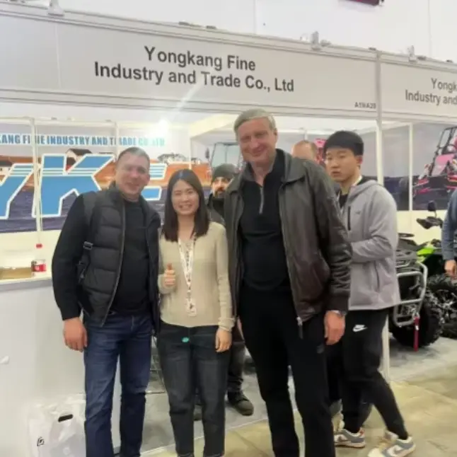 YKF MOTO em uma feira internacional de powersports