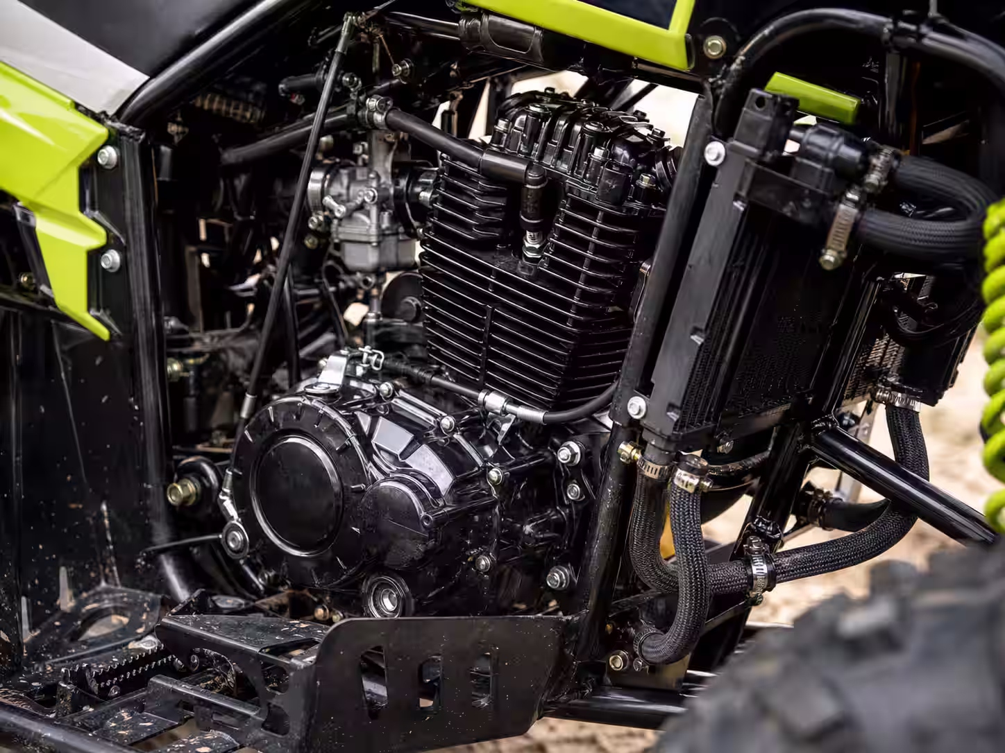 YKF-DDQ II 200cc engine cooling detail